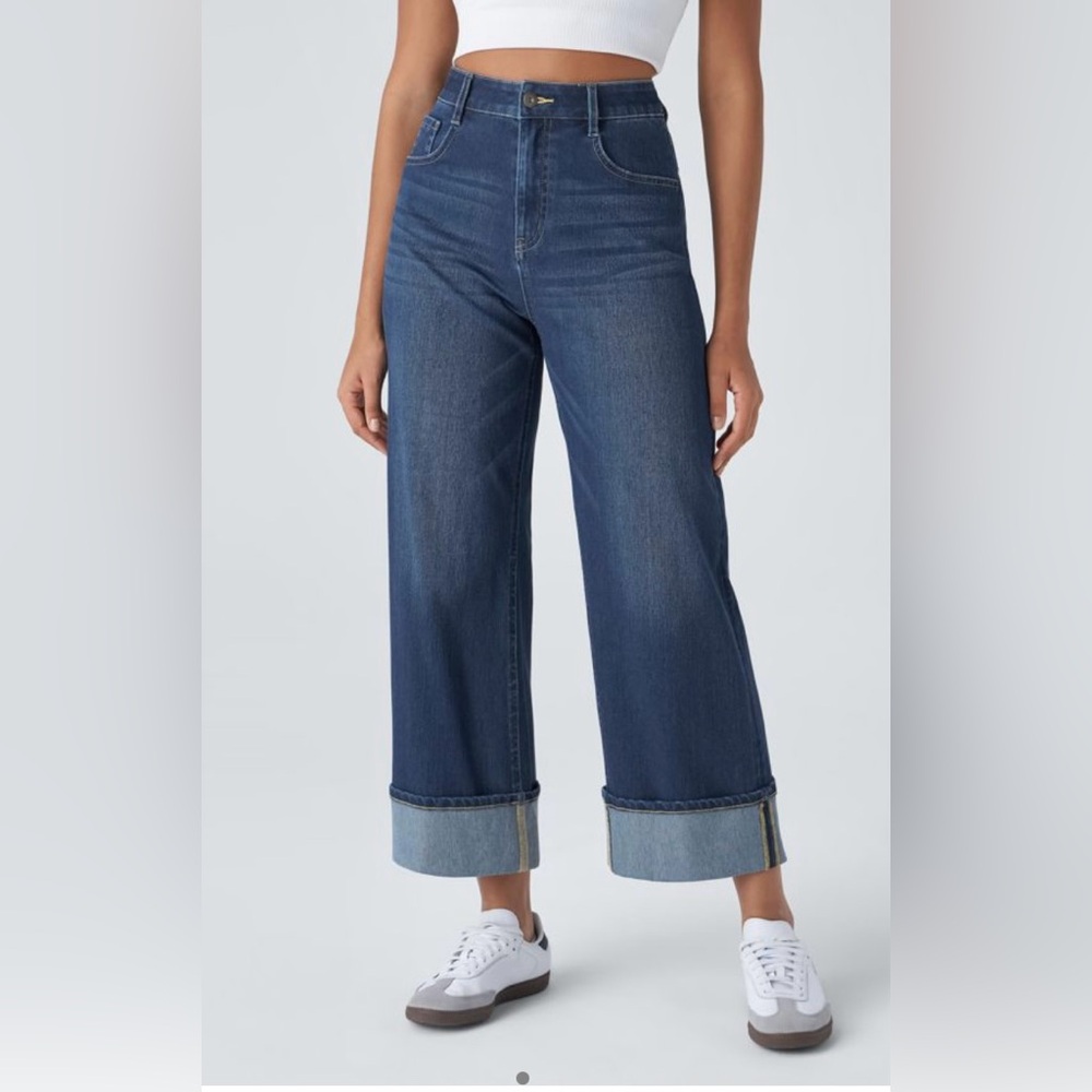 HALARA Wide Leg Denim Jeans - Picture 3 of 11